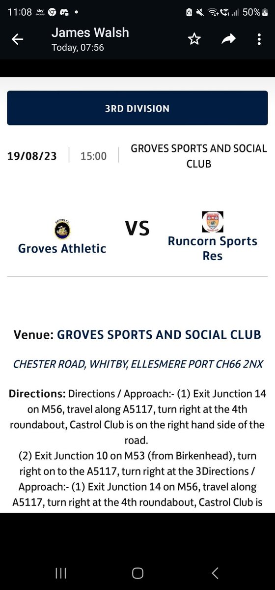 Another big game for <a href="/RuncornSportsFC/">Runcorn Sports FC</a> reserves today.. 

Let's go Sports ⚫️🔵⚫️🔵