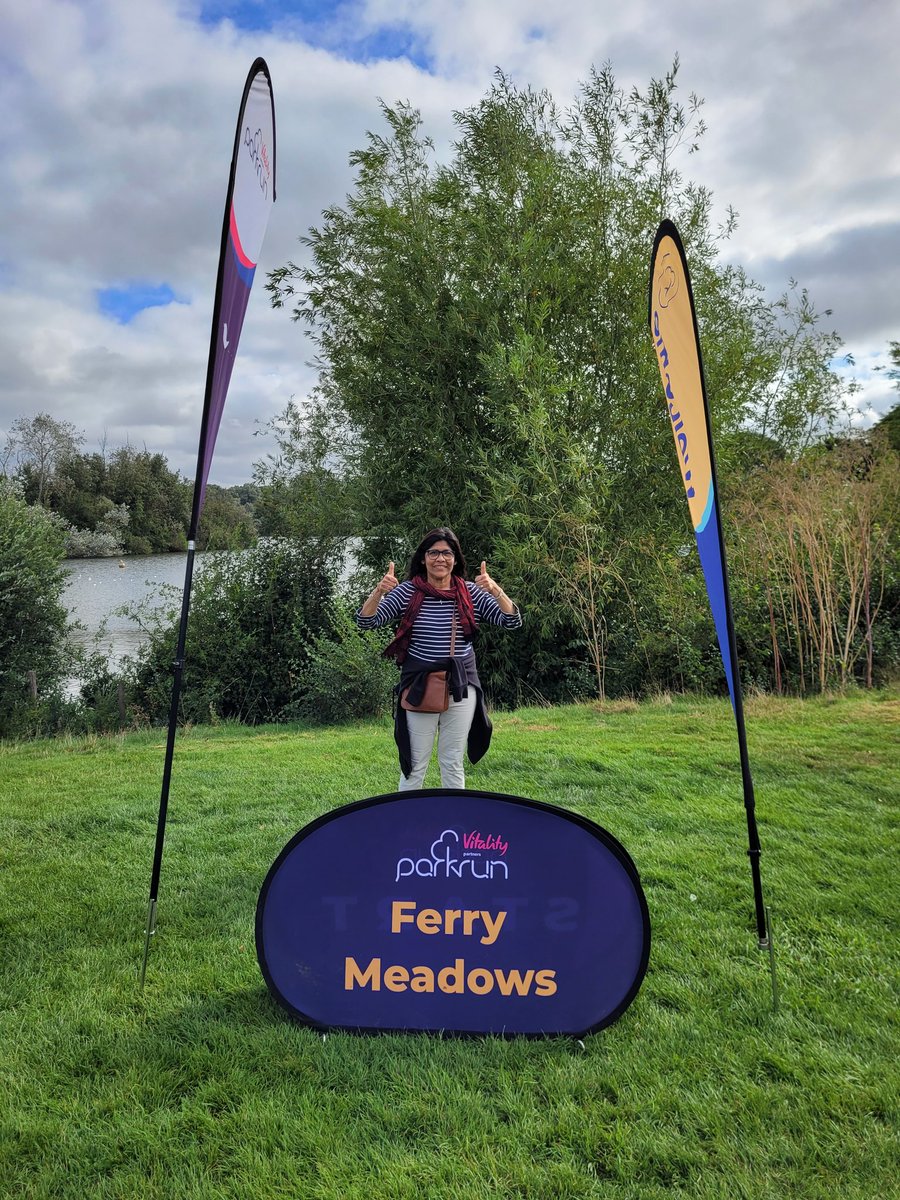 BrianK_C's tweet photo. My second parkrun this morning at Ferry Meadows in @NeneParkPboro, and mum's first. Great atmosphere. 🏃‍♂️ https://t.co/CSTY6ELxd4