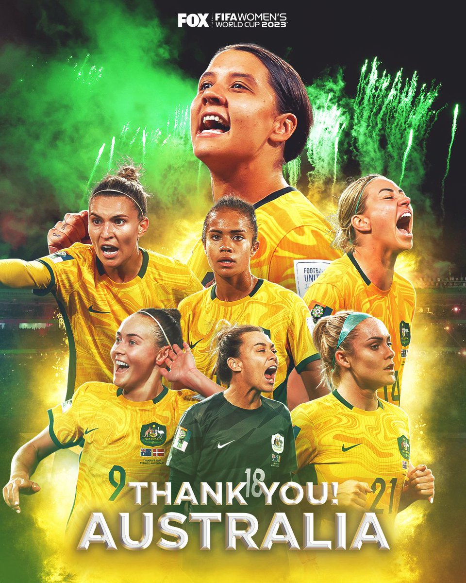 FOXSoccer's tweet photo. A historic run by a simply extraordinary team, Australia did its country proud 🇦🇺

Thank you so much, Matildas! https://t.co/wXn4xFLQNN
