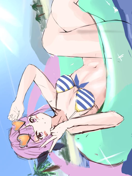さっき上げたスタテンイラストの1~4ラフですわ 