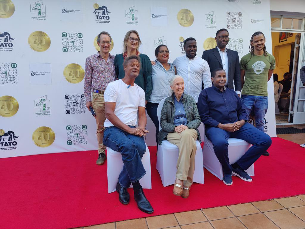 tatooffice's tweet photo. The World-renowned ethologist and conservationist Dr. Jane Goodall, has flag off a maiden among the coming  40 events planned as part of the TATO’s 40 years anniversary to celebrate the incredible journey that seen tourism grow from scratch to $2.6 bn and counting at the moment https://t.co/y8BhayIomy