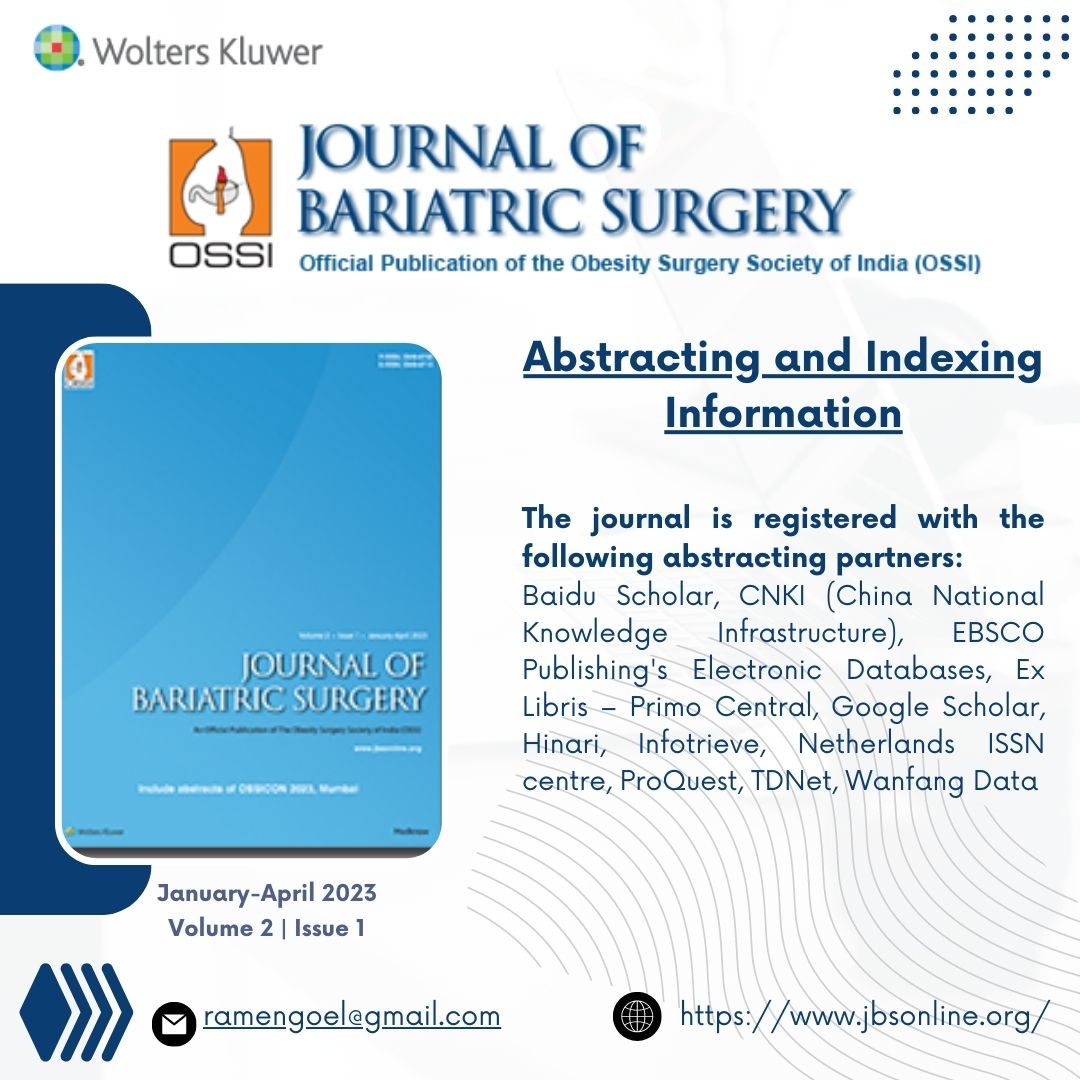 TheJBSjournal's tweet photo. @GoelRamen @kmahawar @drcdparmar @bariatricBOMSS @DrSumeetShah @aparnabhasker @WahYangMD @Dr_tarunmittal https://t.co/hiEIg3cW6D
