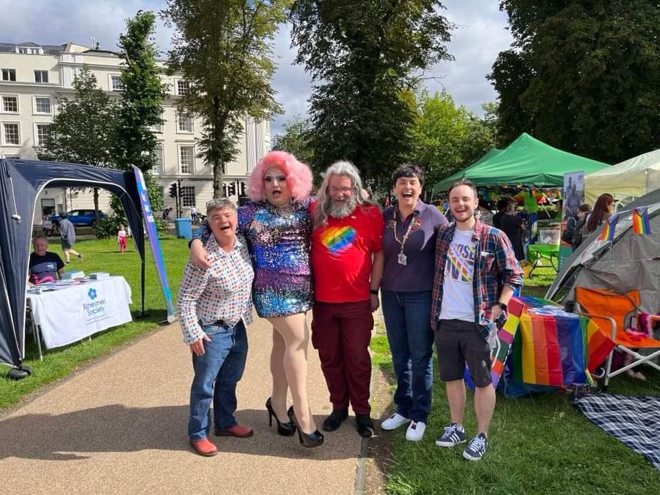 Great day @WarksPride Chair to chair discussion @CWPT_NHS and @LPTnhs 🌈🤩🌈 @toomsy95