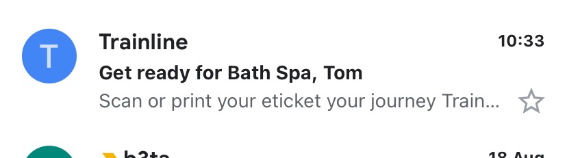 notthetombaker's tweet photo. @thetrainline It’s one thing to refuse to refund the ticket I stupidly bought for the wrong day but there’s no need to mock me https://t.co/meK2SnM9O7