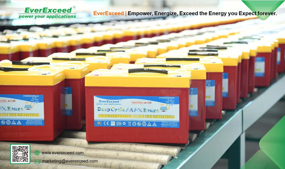 EverExceed High Temperature Battery
provide high performance and reliability in fast discharge applications. 
Learn more, pls click: everexceed.com
