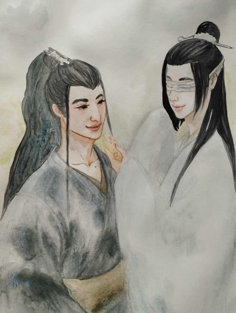 Today is Birthday of the gorgeous talented <a href="/ShiftlessRedFox/">Ultima ✴little meow meow✴ Thule</a> 
Here is my gift for you, dear!
All the sunshine and treats for XY!
#xueyang #xiaoxingchen #xuexiao #watercolor #mdzsfanart #yicityarc