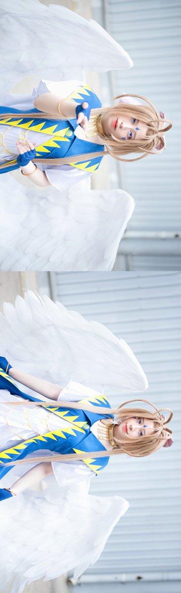 ayanami_00_'s tweet image. -💍🪽
“那么我在你的身边可以吗？
  和你建立契约也可以吗？”

-💍🪽
贝露丹蒂：@ayanami_00_
摄影：九妹（p1-2）老郑（p3-4）

-💍🪽
#cosplay #COMIDAY #CD26 #Belldandy #ベルダンディー #ahmygoddess #ああっ女神さまっ