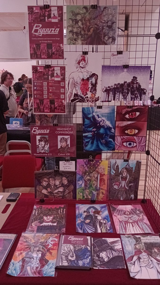 Ryuuza_Art's tweet photo. Ready to roll at @AmeCon!
Art prints, commissions and charms available and I'm also having a big sale on original pieces. ❤️
#Amecon #FFXIVART #GenshinFanart #FFXV https://t.co/tMNB7bnEuK