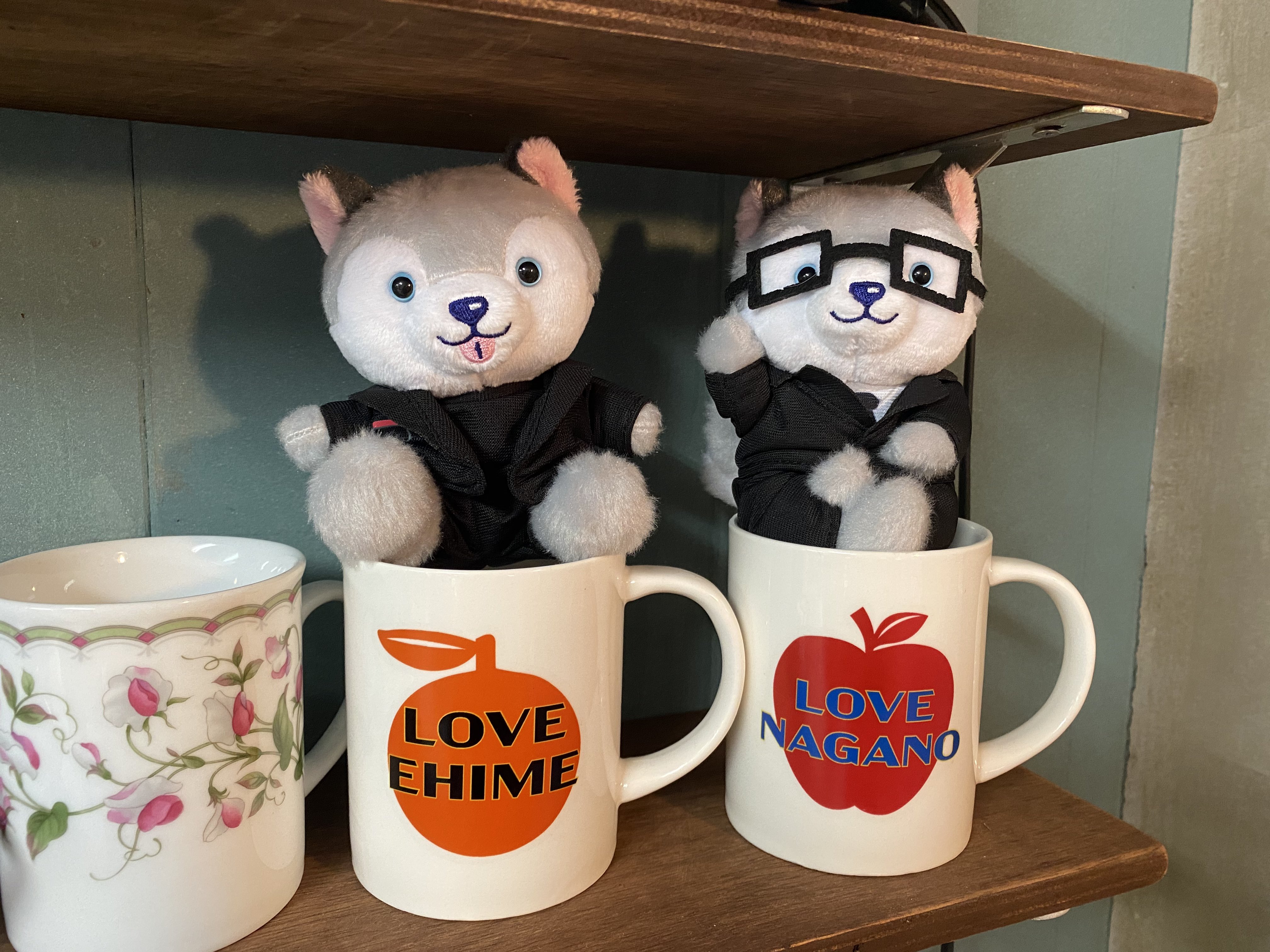 ノッキンオンロックドドアぬいぐるみマグカップ