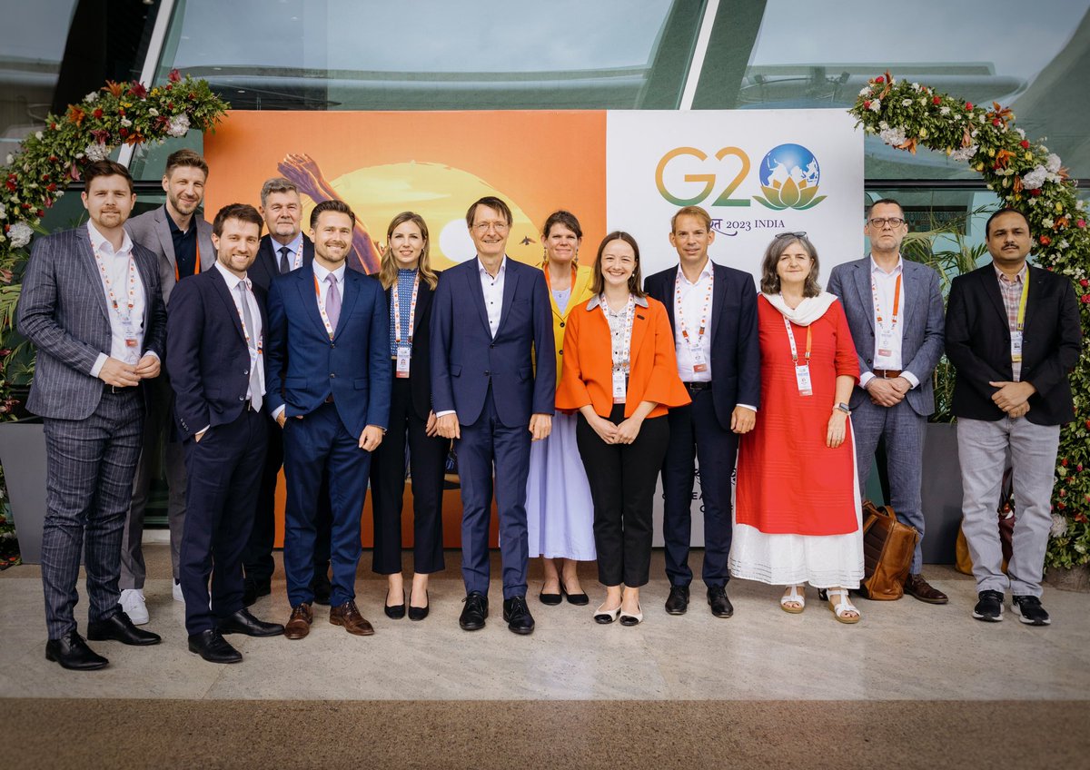 Today‘s topic at @g20org @G20Gujarat is Digital Health and AI in healthcare - happy to be part of the German delegation 🇮🇳🇪🇺🇩🇪 @BMG_Bund @Karl_Lauterbach @tudresden_de @DKFZ @NCT_UCC_DD @NCT_HD @Medizin_TUD @EKFZdigital