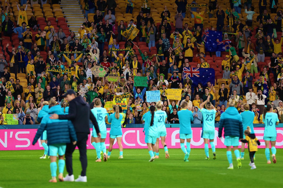 It may not have been the desired result but all we can say to @TheMatildas, is THANK YOU 💛💙 You have changed football in this country forever, but it doesn’t end here! Support us, and support the A-Leagues 👉 bit.ly/47eb0Ax #SydneyIsSkyBlue | #FIFAWWC