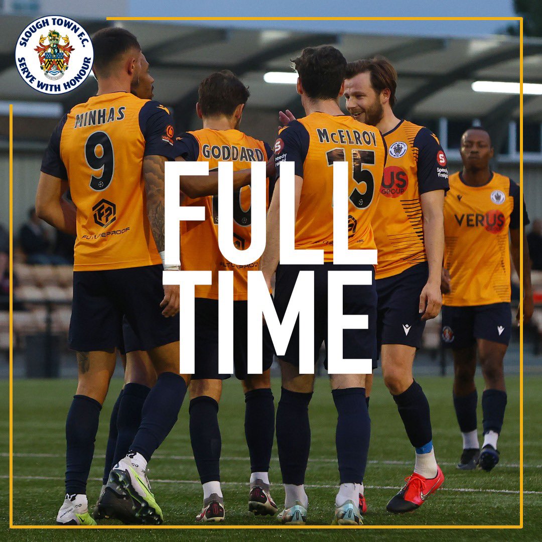 sloughtownfc's tweet photo. Our first three points of the season! 😁

Three first half goals do the damage here at The Optima Stadium, George Alexander grabbing two with the other an own goal. 

0-3 | #OneSlough https://t.co/j1GWZidY3o