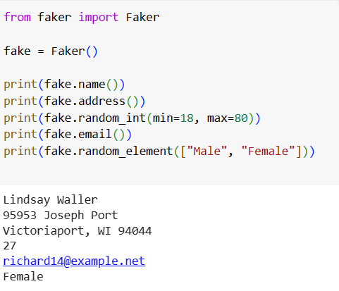 Kingkhan2343's tweet image. creating Dummy data using Python!
Are you curious about generating sample data for testing or prototyping? Look no further! 💡 Python offers a variety of techniques to create dummy data easily.
#PythonTricks #DataGeneration #FakerLibrary #DummyData