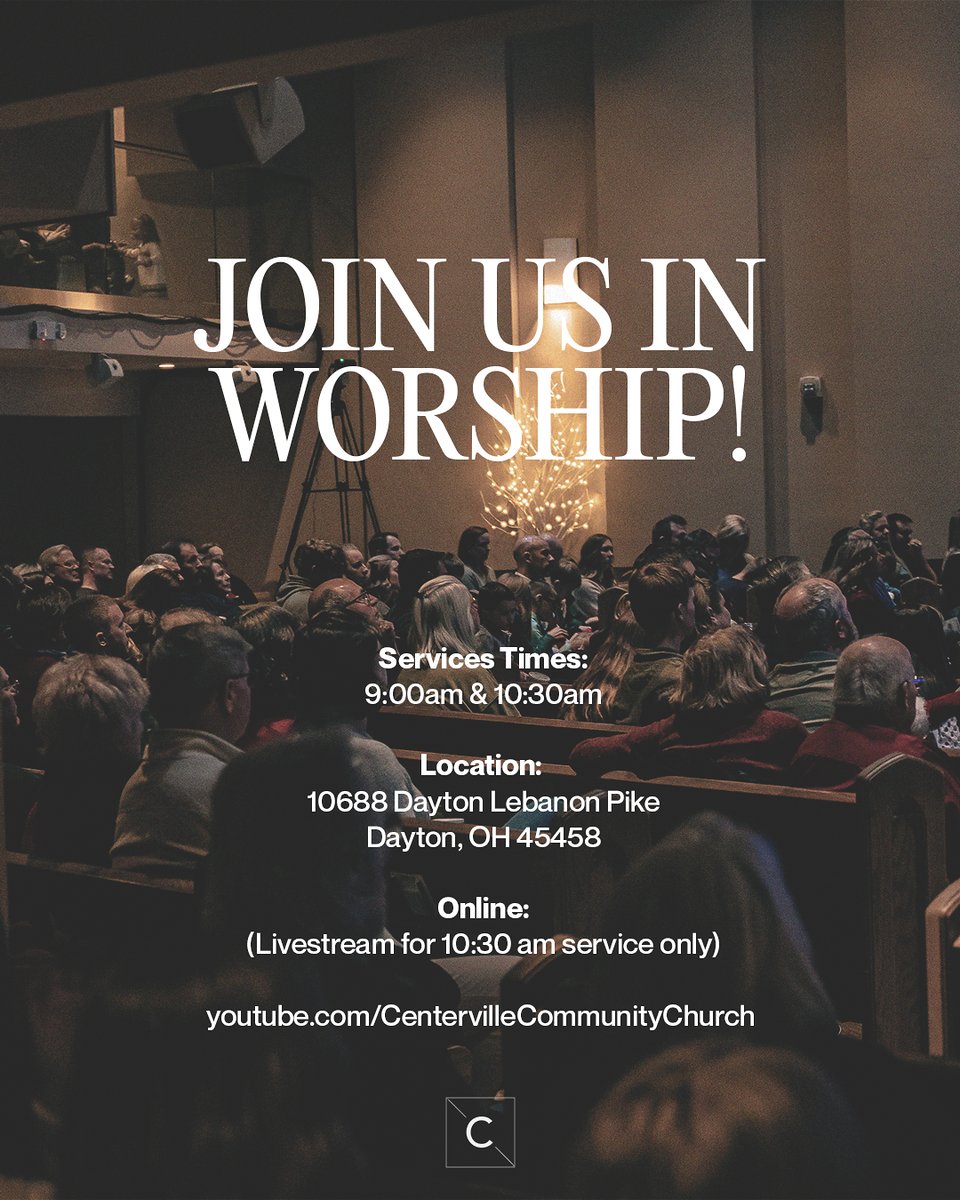 CentervilleCC's tweet image. Let us be reminded of God's goodness and grace. See you tomorrow!

#WorshipService #WeekendService #DaytonOhio #OhioChurches #OhioChurch #ChurchNearMe #SundayWorship
