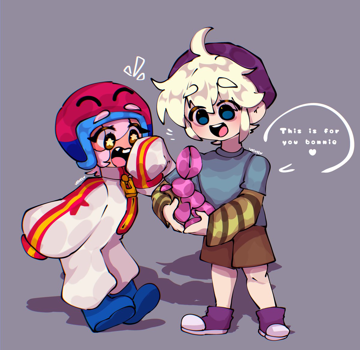 sivelvety's tweet photo. Bonnie &amp; Gus!!🎈
This is my first time making a comic on bs, I'm sorry if its look bad :'D
#brawlstars #BrawlStarsArt https://t.co/VcVKjvwysS