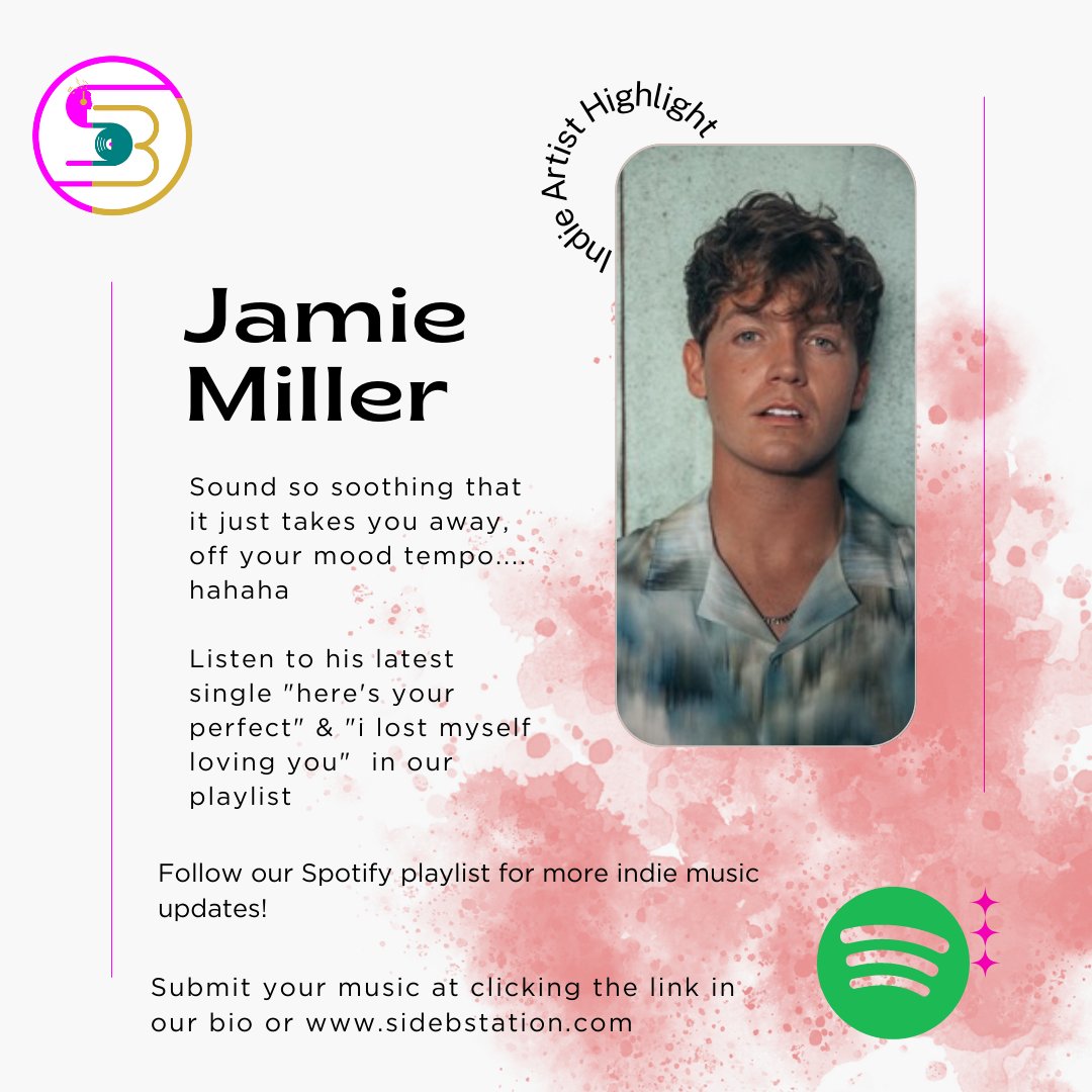sidebstation's tweet photo. #ArtisteHighlight
Artist: Jamie Miller
Submit your music to our playlist and get featured. 
Click the link in bio
Disclaimer
No copyright infringement intended. We do not own the right to the songs, music artwork or lyrics used. All rights are reserved to the owners', song. https://t.co/F74v9JhSsO