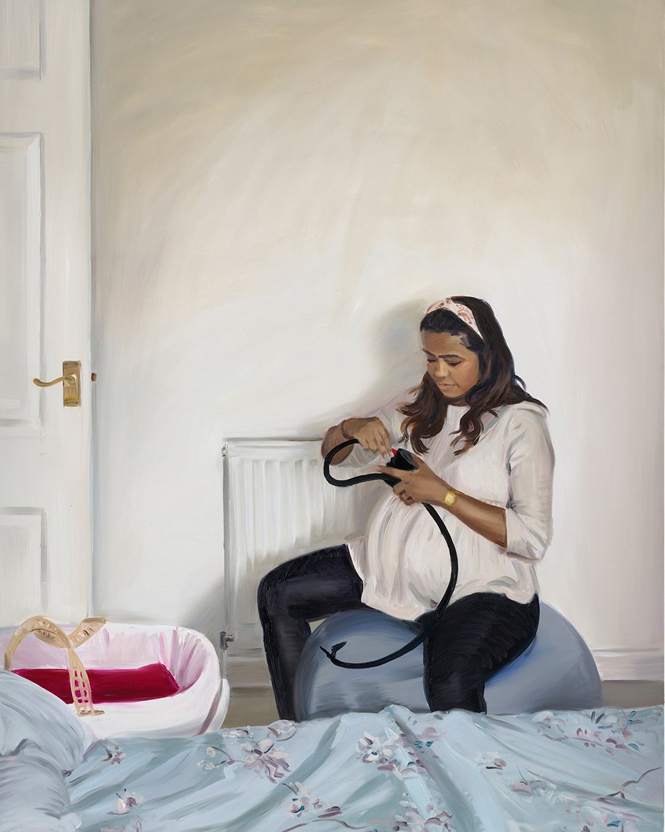 SFGalleryLondon's tweet photo. Don't miss 'Birthing Ball' by Caroline Walker, at the @royalacademy #RASummer Exhibition 2023, closing Sunday 20 August 2023.
Find out more: https://t.co/w4okGNACPM https://t.co/V4kZmLNfG1