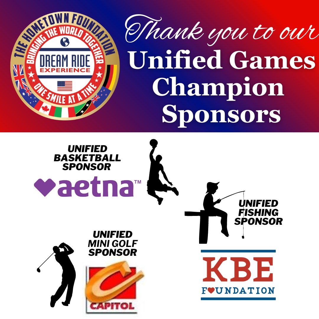 Thank You to all the Unified Sports Sponsors who make our Dream Riders' games possible!