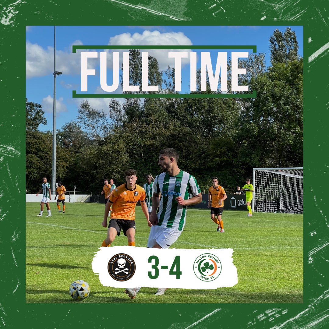 FULL TIME! <a href="/realbedford/">Real Bedford FC</a> 3-4 MK Irish!

Another one bites the dust in the FA Cup! Onto the next one! 

#NonLeague #UpTheIrish #FACup