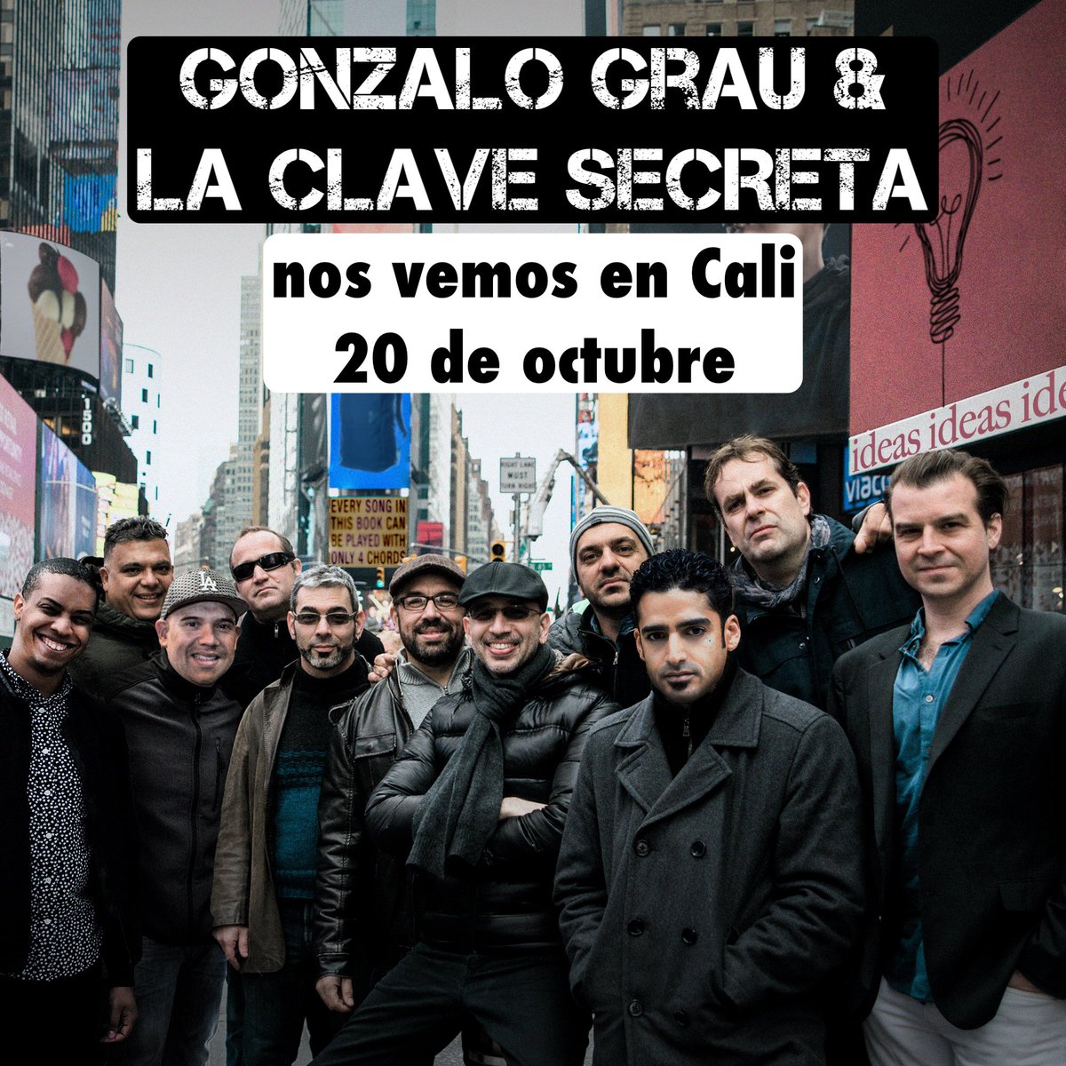Nos vamos pa’ Cali en octubre con <a href="/GGyLaClaveS/">La Clave Secreta</a> LA CLAVE SECRETA!