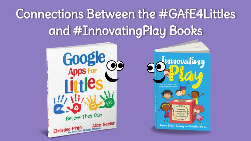 Connections Between the #GAfE4Littles & #InnovatingPlay Books innovatingplay.world/connections-be… #edchat #ecechat #kinderchat #prek #1stchat #2ndchat #TwitterEDU #ECE @GoogleForEdu #GoogleEdu @alicekeeler #techcoach #K2CanToo #edtechchat