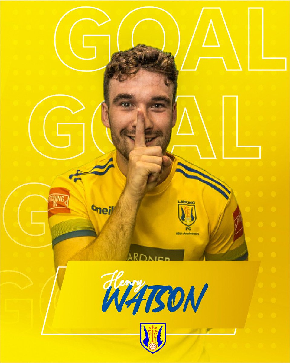 LancingFC's tweet photo. GOAAAAAALLLL!! Watson makes it 2 in 2

A great header in at the far post makes the #Lancers level 

49' | 2-2 | #BADLAN 

#Lancers 🟡🔵 | #EmiratesFACup https://t.co/lJYOxluDYB