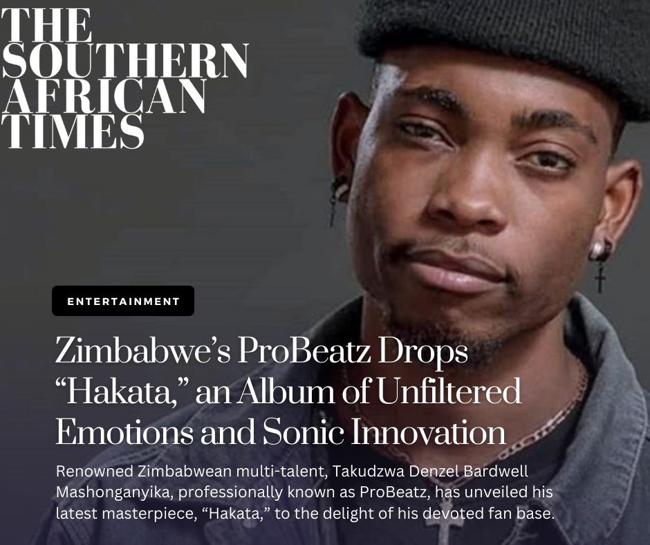 probeatznation's tweet photo. Zimbabwe’s ProBeatz Drops “Hakata,” an Album of Unfiltered Emotions and Sonic Innovation
https://t.co/MKa5nM5gAq https://t.co/76xbCwZyIo