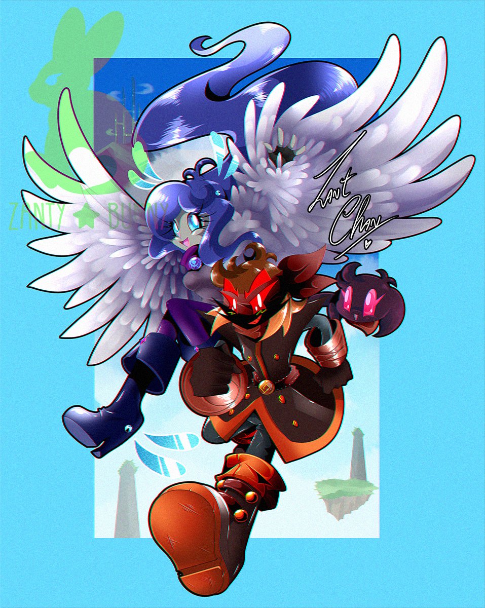 ZantyBunny's tweet photo. Happy Bday @FierceTheBandit / @FierceCosmicArt  🎉🎉🎉🎉
I hope you have a wonderful day! here our heroes in the "stardust style" maybe? hahaha
i hope you like it! ✨
#Fierce #Flyla #Moofie #CosmicHeist #gift #zanty #bunny https://t.co/qUFp87NDRf