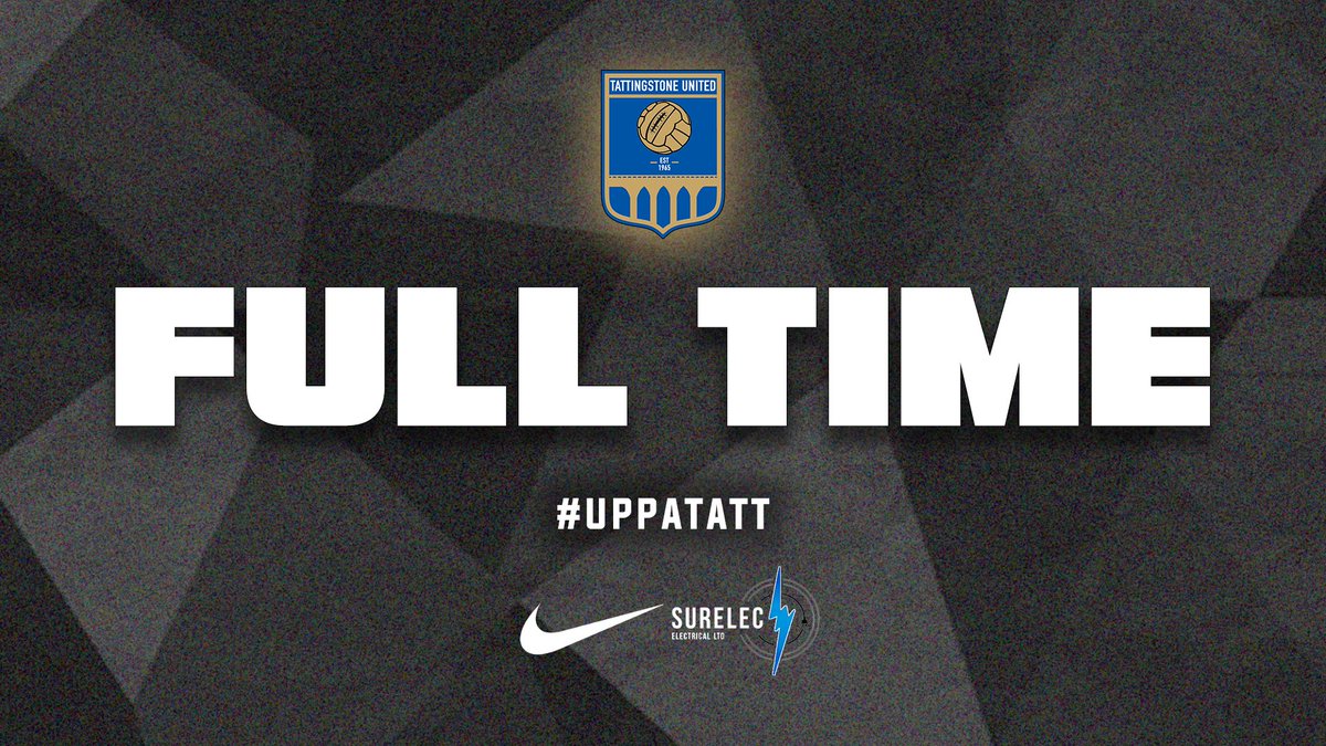 FT -

GET IN!!!

A winning start to life in senior.

CLA 3-4 TATT

More to follow

#UppaTatt ⚽️💙💛