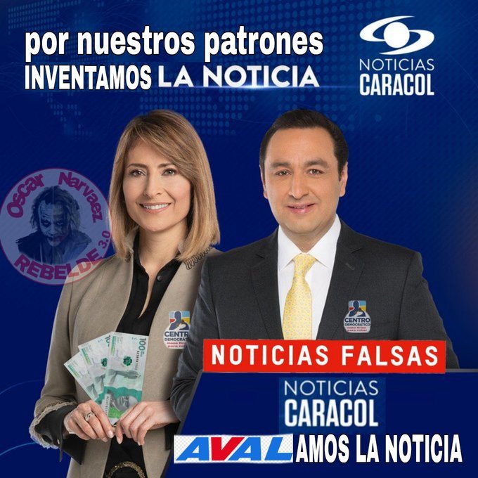 #CaracolMiente Y seguirá mintiendo.