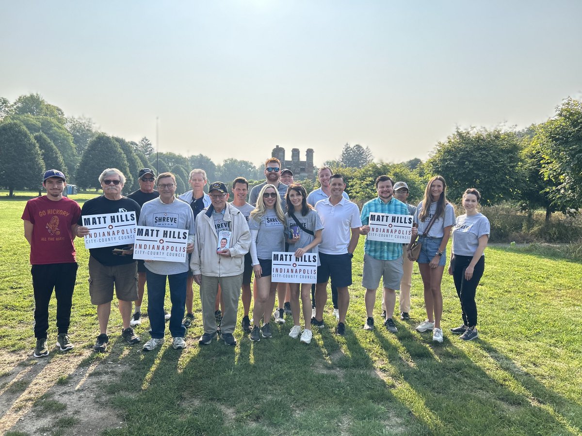 JeffersonShreve's tweet photo. We’re getting our steps in today, knocking on doors across the city! Each stop we make is an opportunity to meet face-to-face with you, the voter. Thank you to all the volunteers who came out in support of me and those running for city council. #shreveformayor https://t.co/uAcmRVA6uw