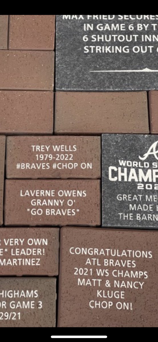 leeeahhhhh's tweet image. Going to see this in person today. Thank you @Braves for the wonderful tribute to Trey. #ForTrey #ForTheA