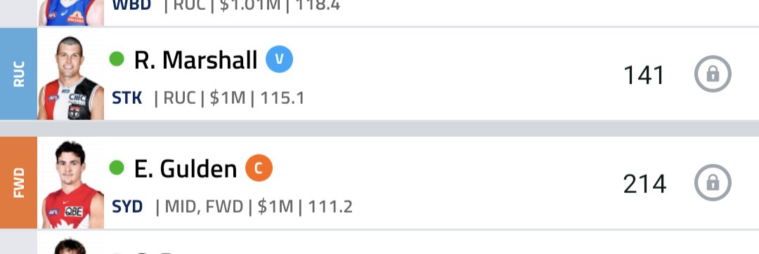 rangamike's tweet photo. @CalvinDT What did I do? I'm a fukn idiot!
#AFLFantasy #AFLFantasyPerth https://t.co/d1THRctT5I