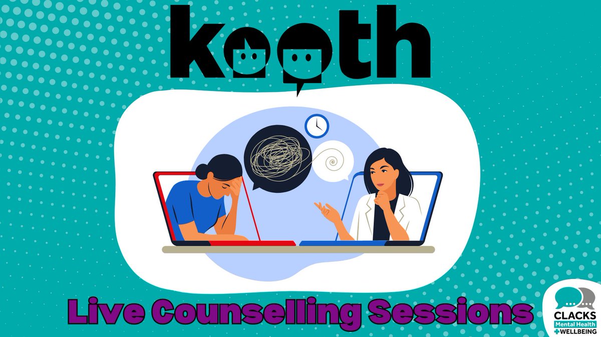 ClacksEPS's tweet photo. If you’re finding it hard being back in school this week, there are live counselling sessions available on Kooth, 7 days a week. You can register at https://t.co/X2INm49K85 to access. Don’t be #AloneInAugust! #MHWBClacks https://t.co/rcqeQfrmaN