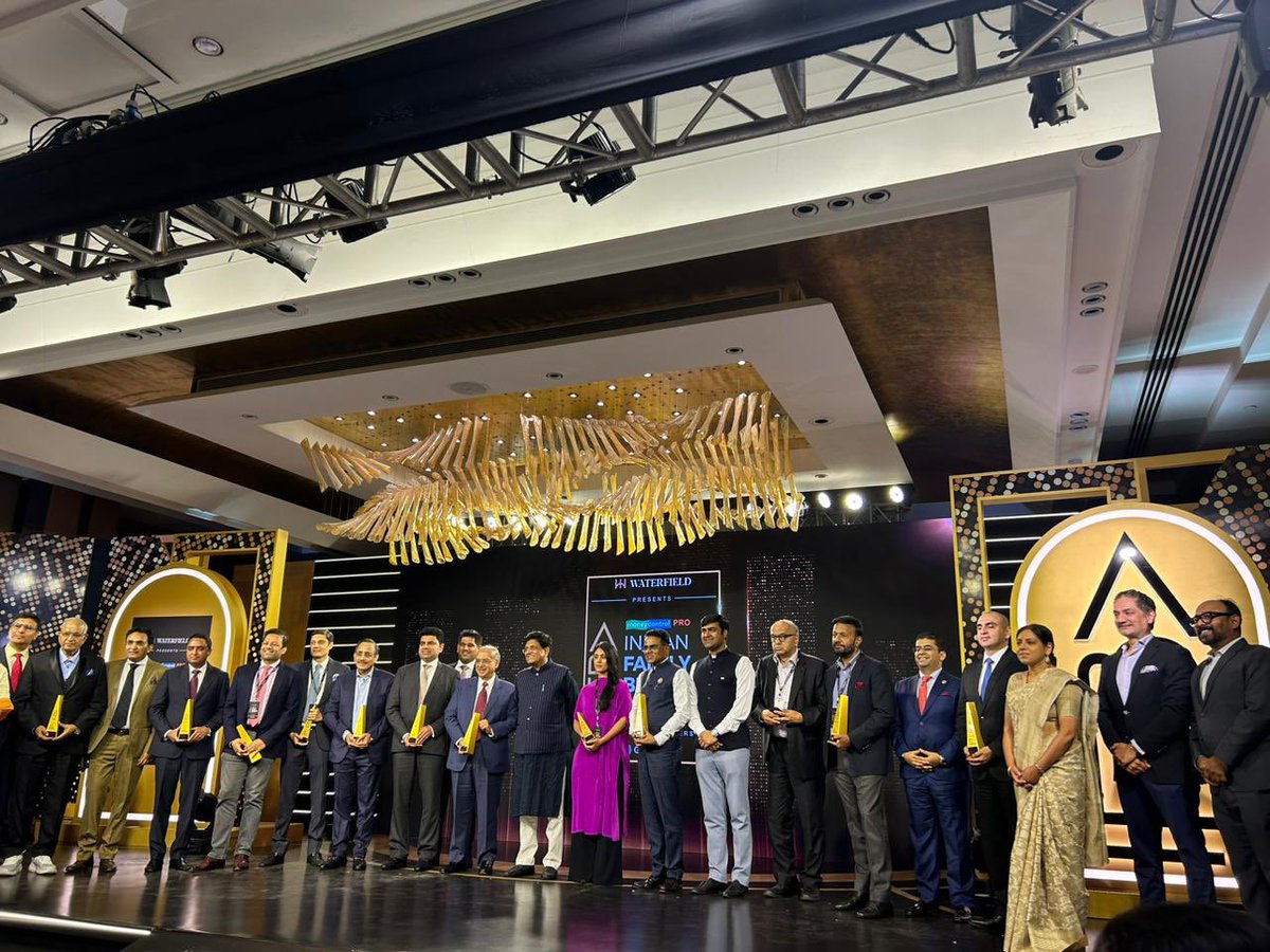 GrantThorntonIN's tweet photo. #GTBharat is proud to be associated as the process partner for Indian Family Business Awards 2022 organised by Moneycontrol. We congratulate all the winners for their remarkable achievements and dedication! 

@moneycontrolcom | @WaterfieldHQ | @VisheshCC https://t.co/ZiYr8zxQXc