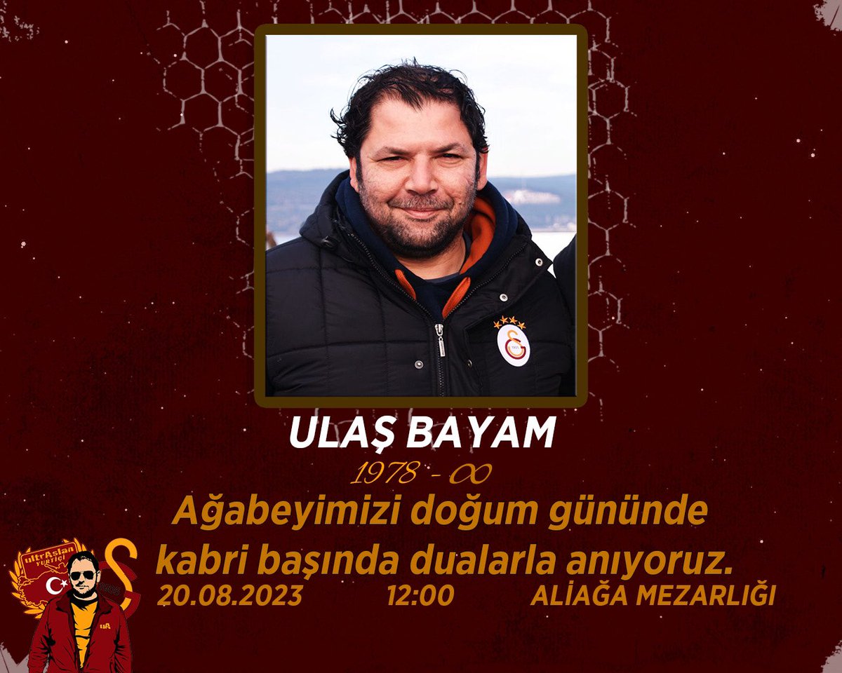 uAYurtici's tweet photo. ultrAslan Yurtiçi Koordinatörümüz Ulaş Bayam Ağabeyimizi doğum gününde kabri başında dualarla anıyoruz. #uAYurtiçi https://t.co/7i4pF9iy8B