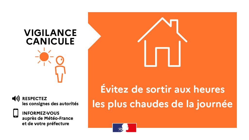 #Canicule 🟠🌡 | Le département de la #HauteVienne est placé en #VigilanceOrange canicule à compter du dimanche 20 août (12 h).

🚰 Buvez régulièrement 
🚴‍♂️ Limitez vos activités physiques

📲 Informez-vous sur : vigilance.meteofrance.fr

➕ : haute-vienne.gouv.fr/Actualites/Sal…