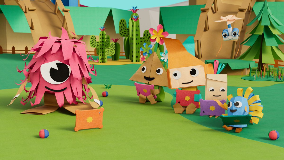 poppapercity's tweet photo. Did your little ones enjoy this morning's new episode? Leave a 🍿if you enjoyed their latest adventure. 

Don’t worry if you missed it, you can watch it anytime on @channel5_tv! 💖
#poppapercity #milkshaketv #childrenstv #kidstv #animatedseries #kidscrafts #kidscrafting https://t.co/0DUKOdb9PA