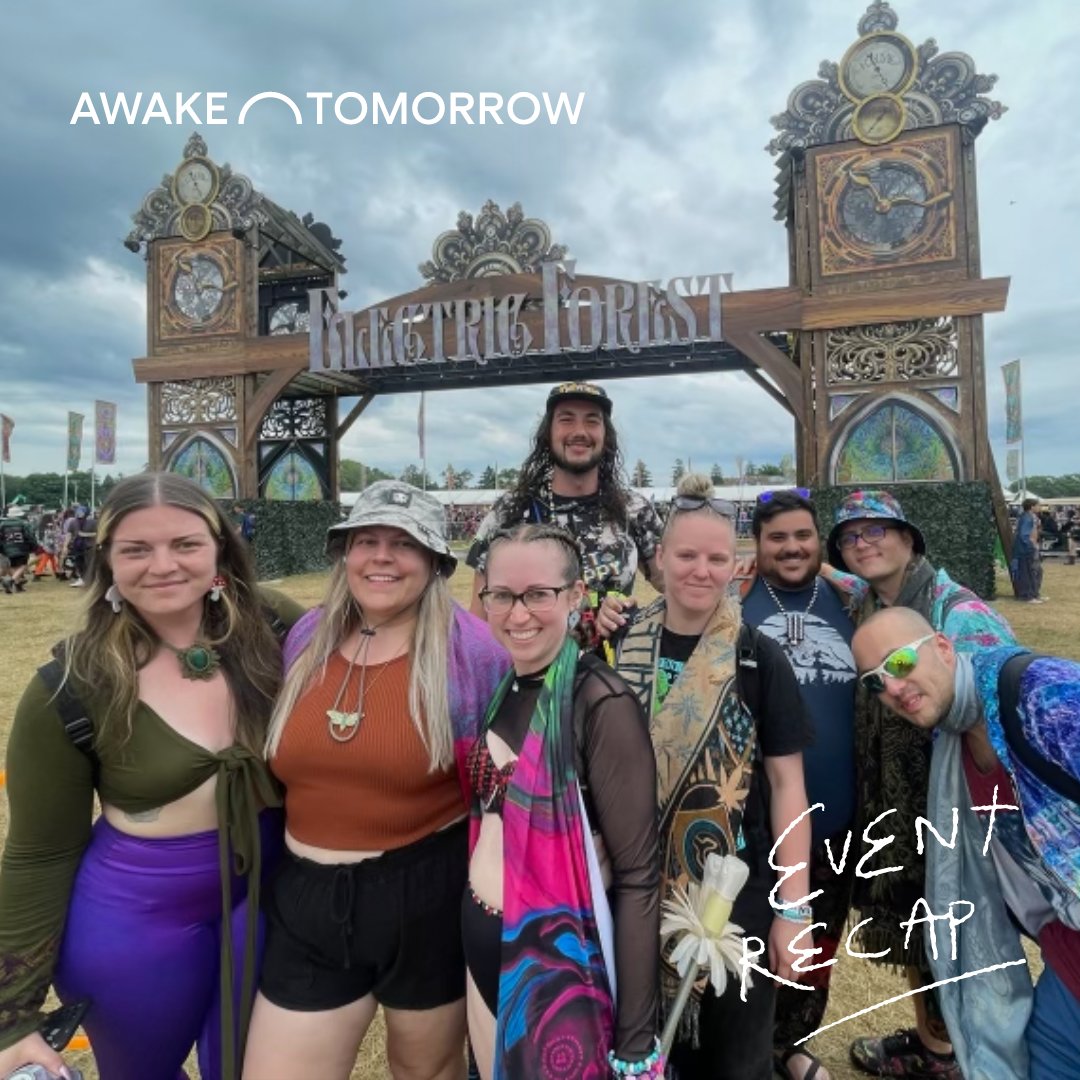 AwakeTomorrow's tweet photo. Our ambassadors Racquele Mae and @SophiaBarri777 handed out 400 free #fentanylteststrips at @Electric_Forest in June! Everyone at the festival showed our ambassadors so much love. Nothing  quite matches the magic that you experience at this special #musicfestival. https://t.co/GodCBu9Nua