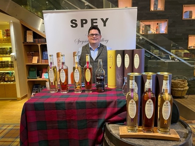 The Scotch Whisky Experience (@scotchwhiskyexp) on Twitter photo Today we are delighted to welcome Andrew Ferguson from <a href="/SpeySingleMalt/">Spey Whisky</a> to our shop. He will conduct a sampling of their whiskies.
Pop in and chat to Andrew and learn about their artisan distillery nestled amongst the foothills of the beautiful Cairngorm Mountains. 🥃 Today we are delighted to welcome Andrew Ferguson from <a href="/SpeySingleMalt/">Spey Whisky</a> to our shop. He will conduct a sampling of their whiskies.
Pop in and chat to Andrew and learn about their artisan distillery nestled amongst the foothills of the beautiful Cairngorm Mountains. 🥃
