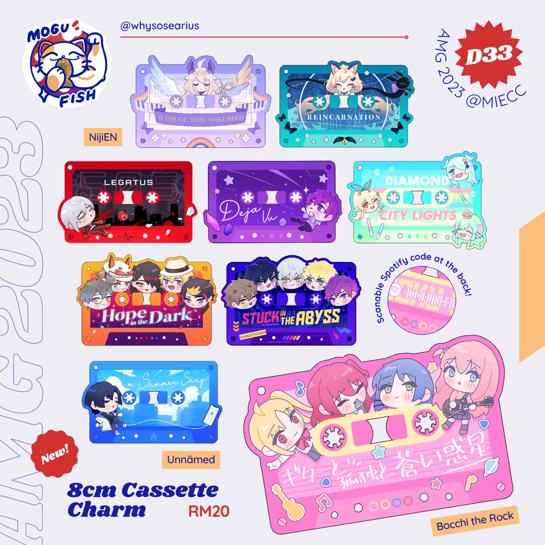 whysosearius's tweet photo. [ RT 💕] 🐟D33 MOGUFISH CATALOG🐟#AMG2023 #AniManGaki2023 

I'll be boothing w/ @keekotreecko @ChaoticalComet
@rillr166 @thyoneart @ MIECC Aug 25-27!   Reservation Forms below! (closes Aug 24 12pm)  
Please check out everyone's catalogues!!  

[ NijiEN, Genshin, HSR etc. ] https://t.co/Ponkv639mo
