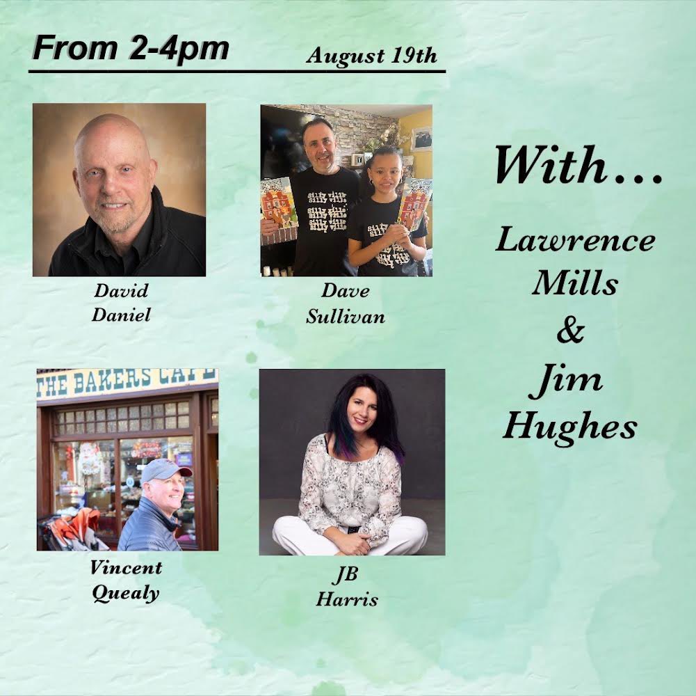 We can hardly believe that we have our local author event today! If you’re looking for new (and New England based) authors, come to our event this Saturday from 12-4pm!