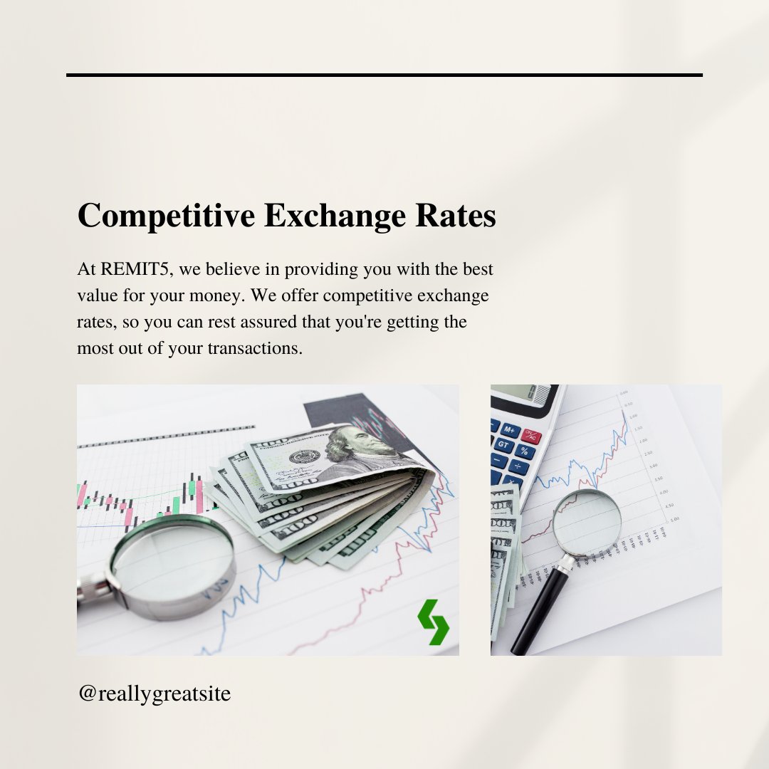 remitfive's tweet photo. At REMIT5, we believe in providing you with the best value for your money. We offer competitive exchange rates, so you can rest assured that you're getting the most out of your transactions.
#remit5 #DreamsFulfilled #SupportingFamilies #ImmigrantLife #MoneyTransfers https://t.co/lgJgdFsHE4