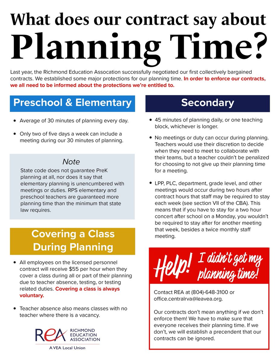 Richmond Education Association (REA) tweet media