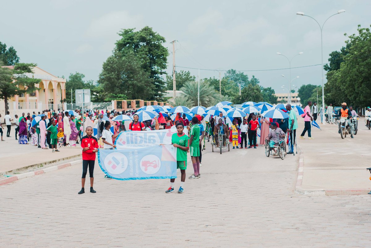 We strive to change the narrative of education in Africa by providing inclusive digital education through <a href="/Yakiliapps/">YAKILI</a>
The YAKILI Community Sports Walk in Garoua was a huge success with more than 500 students and parents participating in this walk. 

#EducationIsLife