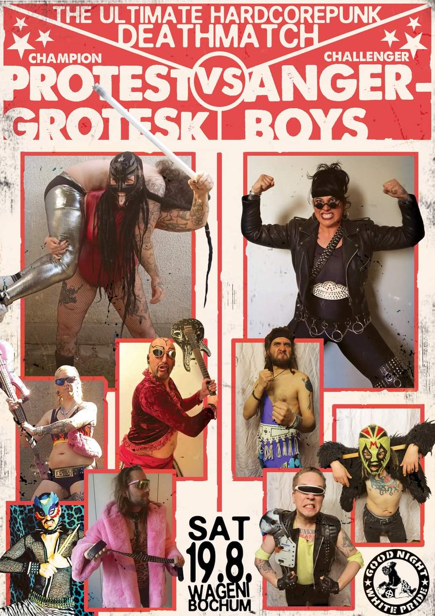 FlitzpiepenPogo's tweet photo. Wo geht's heute Abend hin? Da geht's hin! #angerboys #protestgrotesk #wageni #supportyourlocalpunkscene https://t.co/ltp2m6Nnwe