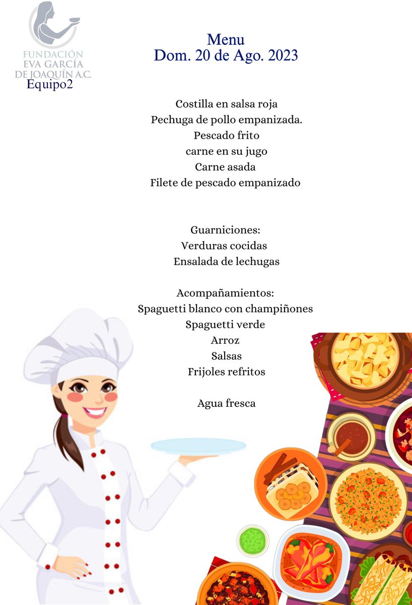 MoraZurisadai's tweet photo. ¿Quién cocina en Domingo?🙄
¡FUNDACIÓN SABE LO QUE SE TE ANTOJA Y COCINA POR TI!👩🏻🍳💙
FGDEJ Equipo#2 te espera este:
Domingo 20 de Agosto 2023, 12pm
(osea después de la Domi😉)
#AutoconsumoLLDM #LLDMHPGDL #LLDMNews #ElAmorNosUne #conamor #sololomejor https://t.co/dAavWulcn0