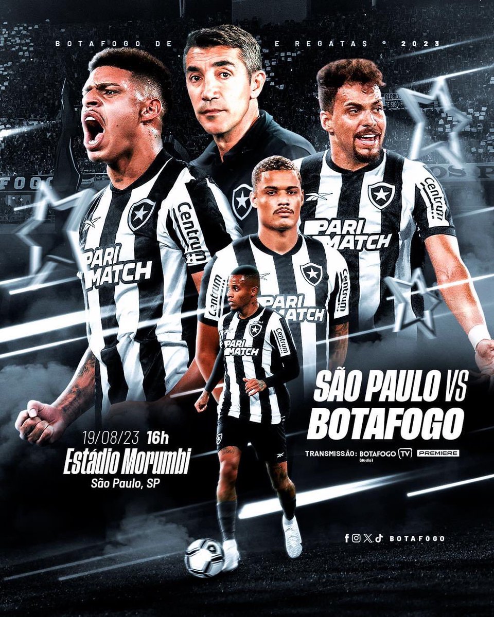 bigodedofogao's tweet photo. Hoje tem jogo Botafogo x São Paulo 🏁⭐️🙌🏼  pra cima que o Líder está embalado!
Vamos torcer 📣🖤🤍 https://t.co/5tSs2VLWJw
