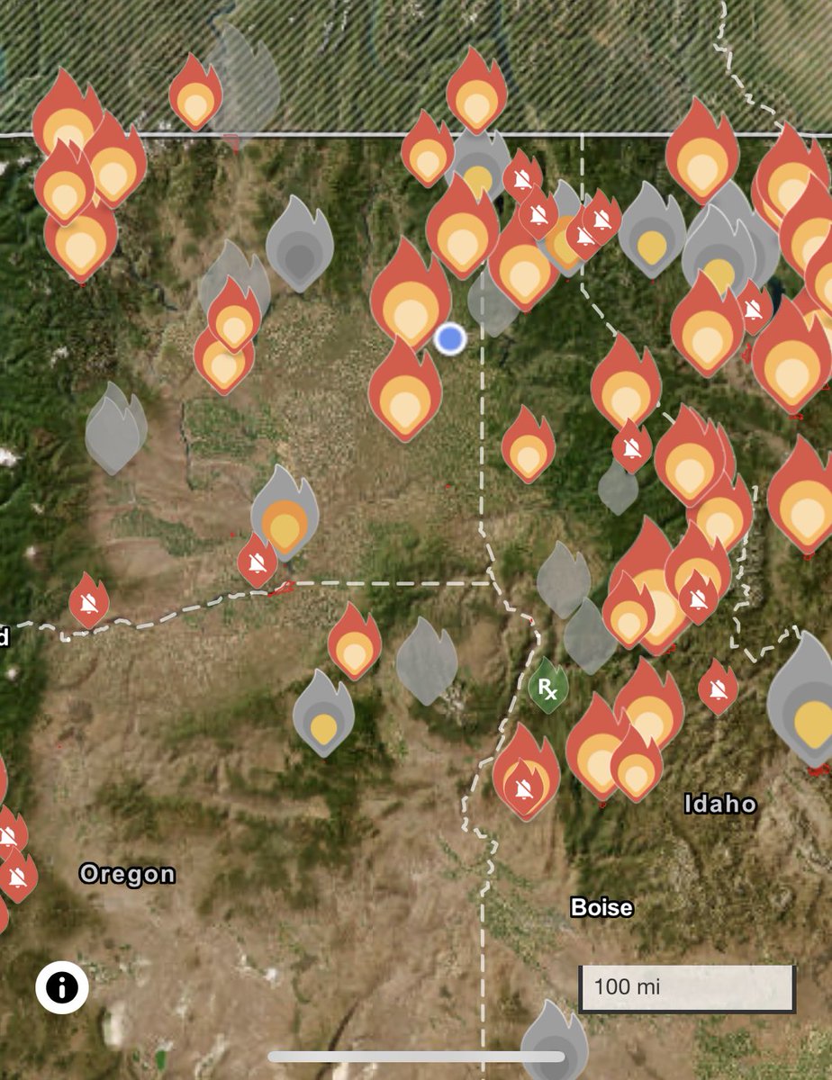 Air quality in places around Spokane hitting a hazardous level of 400.