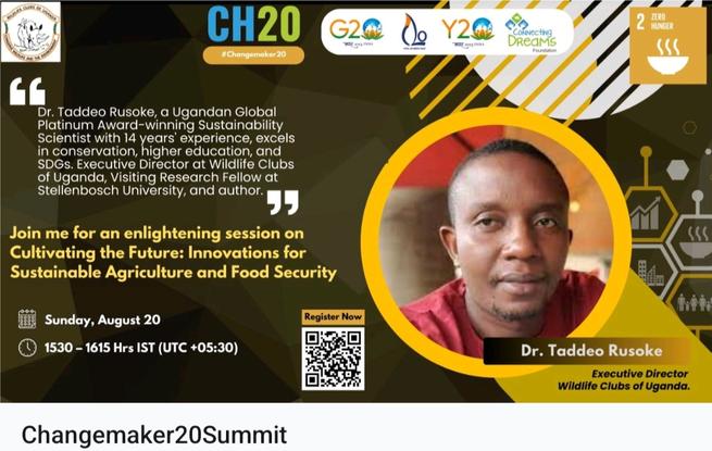 REGISTER TO ATTEND & #LEARN
changemaker20.org/CH20

@Sdg13Un @UN_SDG @ABarirega @bashirhangi @933kfm @933kfm @sussiekats @sussiekats @SustDev @SustDev @Futures2030 @JGI_ug @kyakundwa @SueNsibirwa @DailyMonitor @NkumbaUni @NKBA @nkumbatimes @WildlifeClubsUg @Ssesangahamuza2